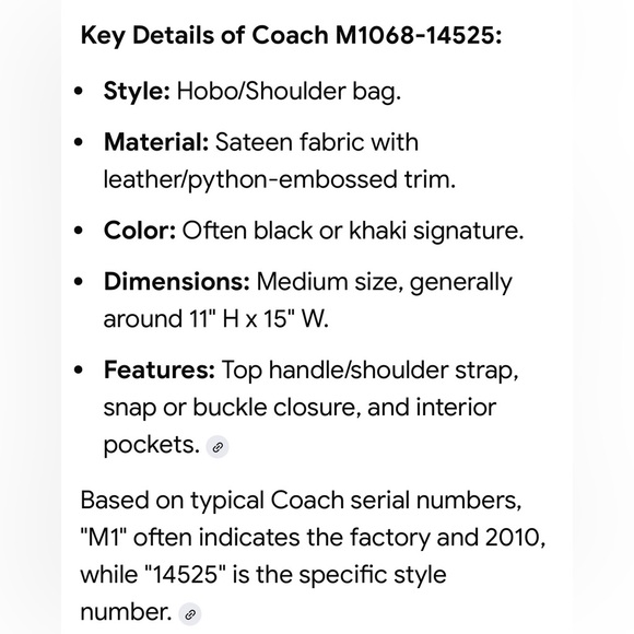 Coach Peyton Signature C Sateen Beige and Brown Hobo Shoulder Bag - Picture 16 of 16